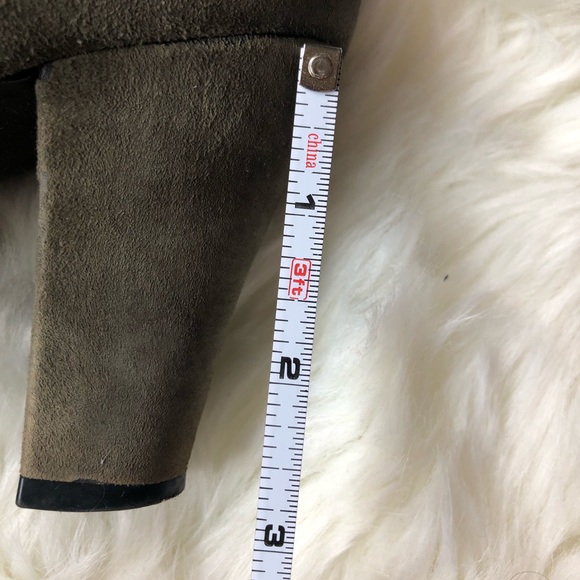 Grey suede ankle booties. Aerosoles brand. - Picture 6 of 9